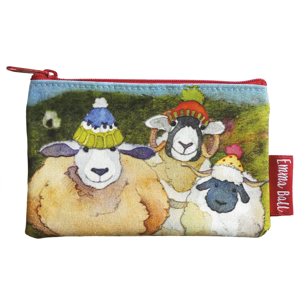 Happy Sheep Zipper Purse